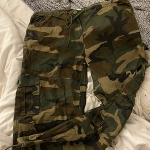 Urban outfitters camo cargo pants